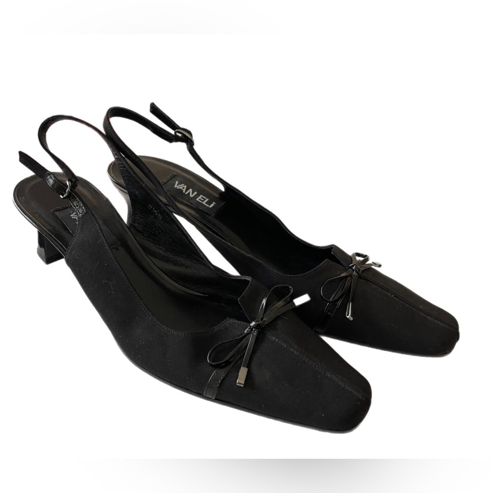 Van Eli Pointed Toe Slingbacks Sz 9.5